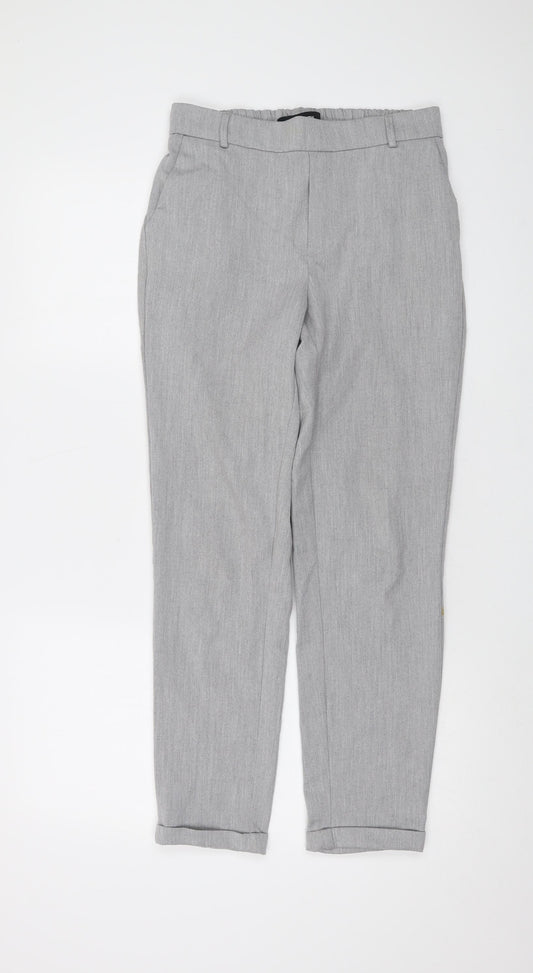 Womens UK Size XS VERO MODA Regular Fit  Grey Trousers