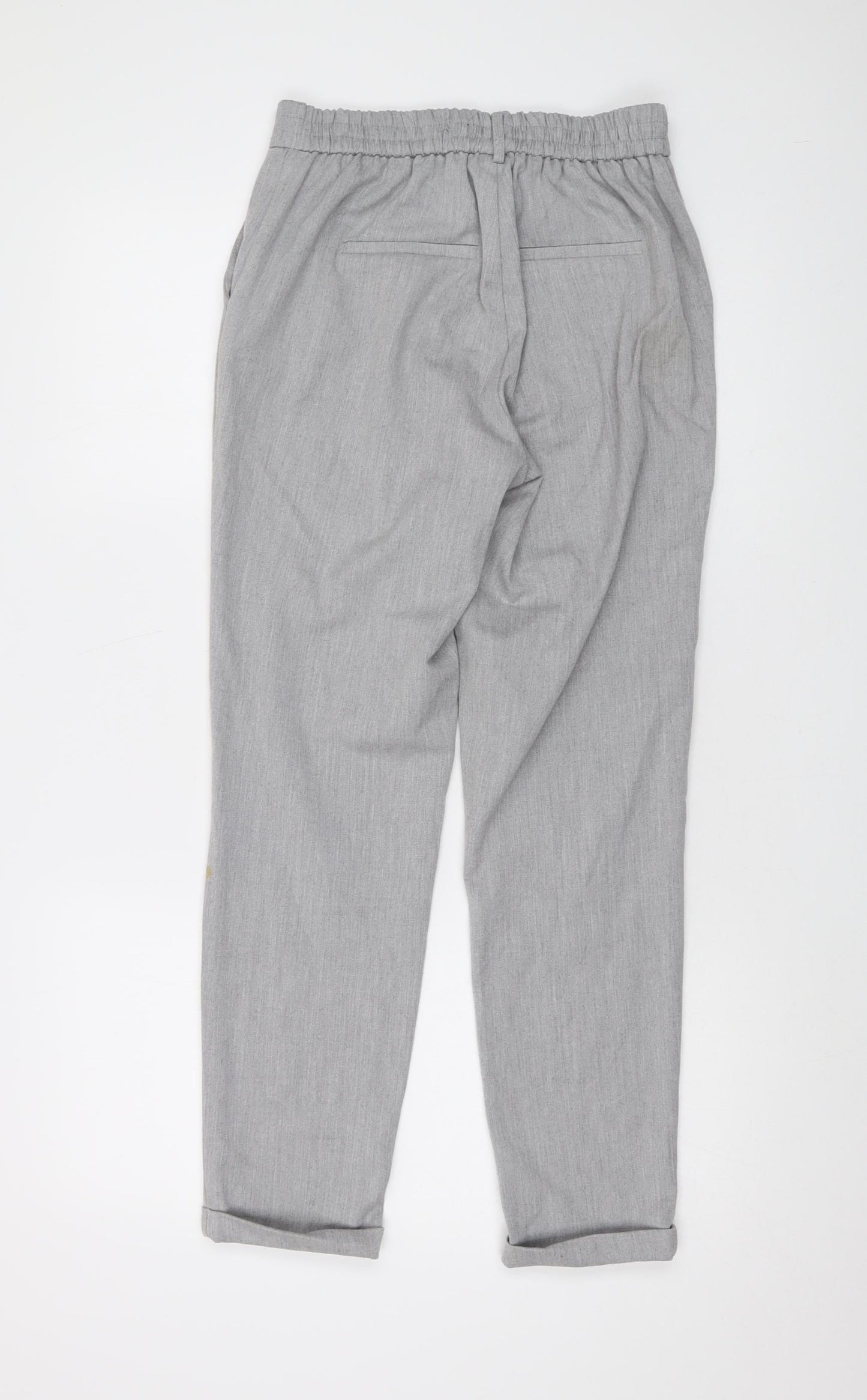 Womens UK Size XS VERO MODA Regular Fit  Grey Trousers