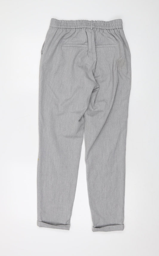Womens UK Size XS VERO MODA Regular Fit  Grey Trousers