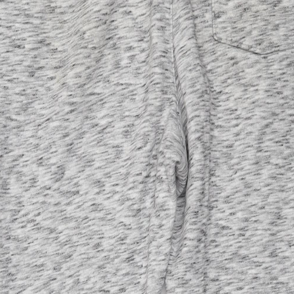 Hollister Mens Grey Polyester Trousers Size L L28 in Regular Drawstring