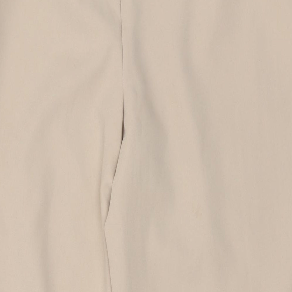 Womens UK Size 8 Nasty Gal Regular Fit  Beige Trousers