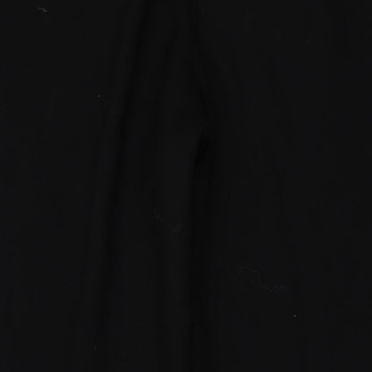 Betty Jackson Womens Black Polyester Trousers Size 16 L32 in Regular Button