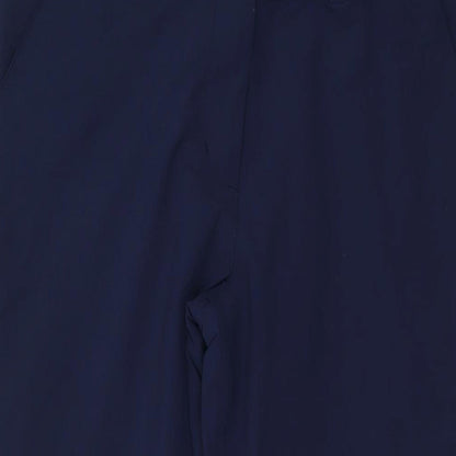 Rohan Womens Blue Polyamide Trousers Size 10 L28 in Regular Button