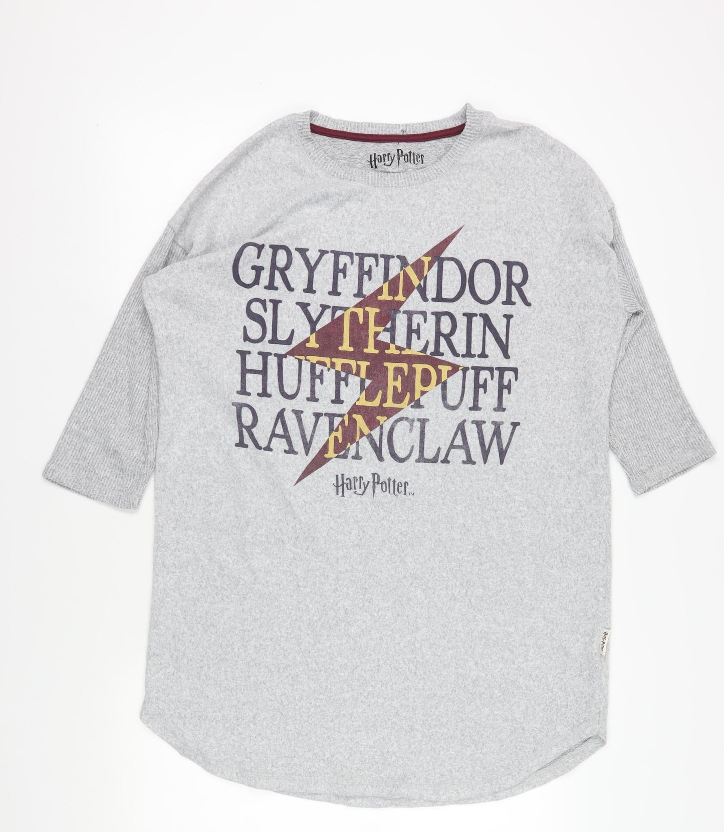 Harry Potter Grey Nightshirt with 3/4 Sleeves, Size 12