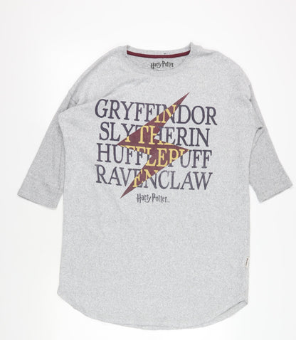 Harry Potter Grey Nightshirt with 3/4 Sleeves, Size 12