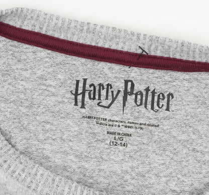 Harry Potter Grey Nightshirt with 3/4 Sleeves, Size 12