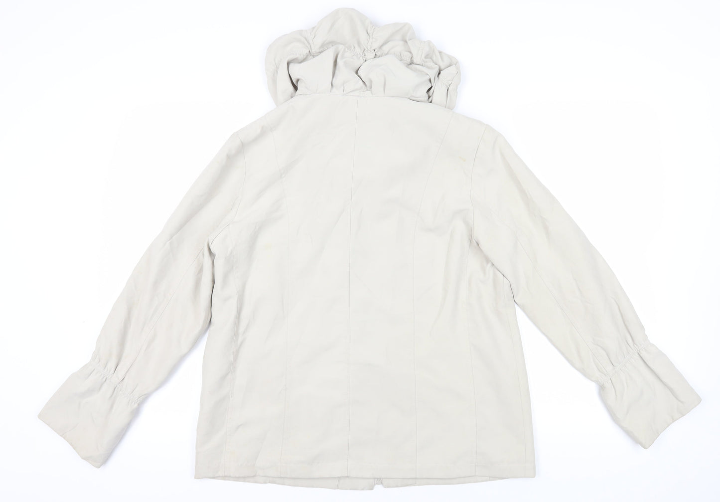 Lakeland Beige Hooded Jacket Size 12 Casual Style