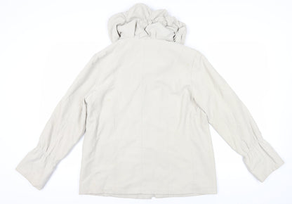 Lakeland Beige Hooded Jacket Size 12 Casual Style