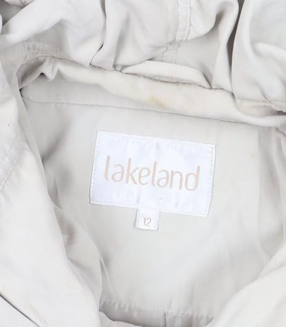 Lakeland Beige Hooded Jacket Size 12 Casual Style