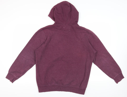Mens UK Size M Hurley Purple Pullover Hoodie
