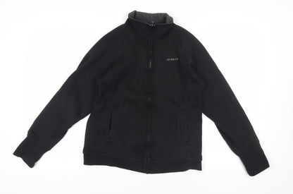 LA Gear Black Full Zip Sweatshirt Size 14