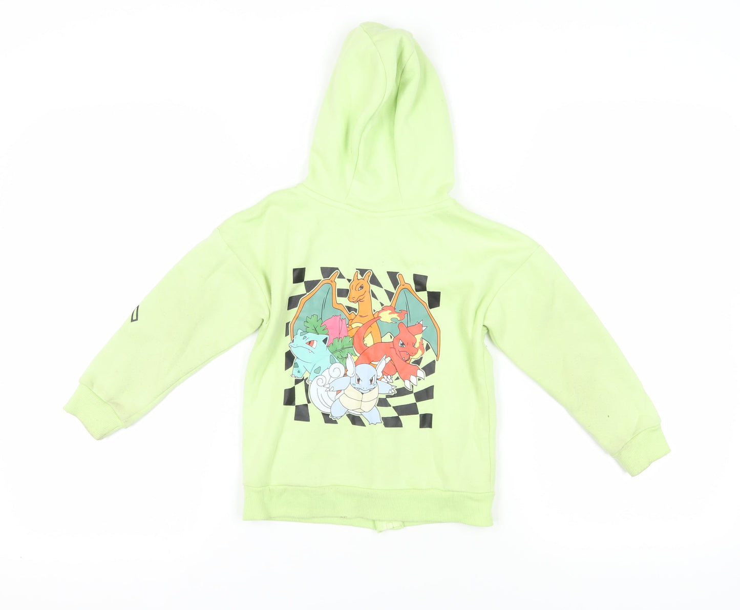 Pokémon Green Full Zip Hoodie for Girls 5-6 Years