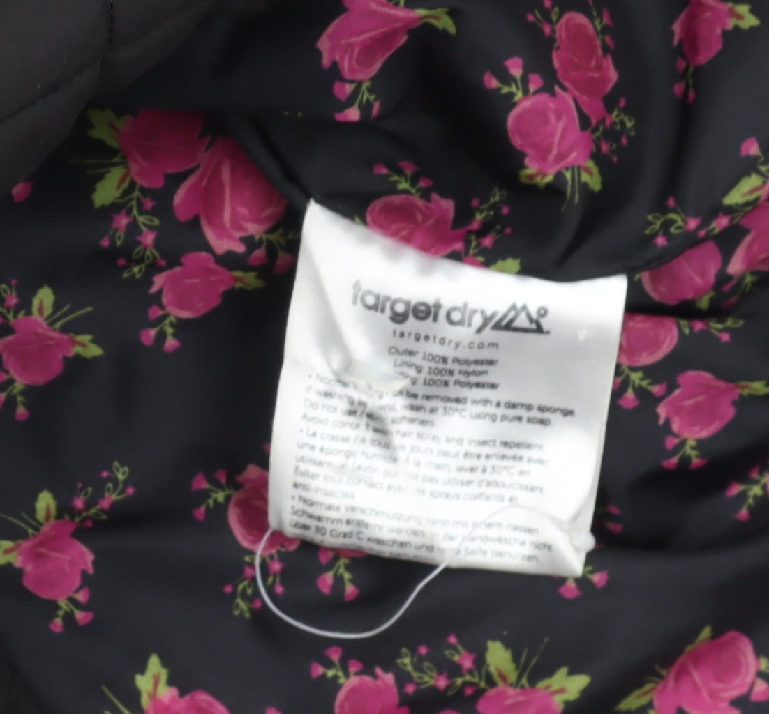 Womens UK Size L Target Dry Black Puffer Jacket