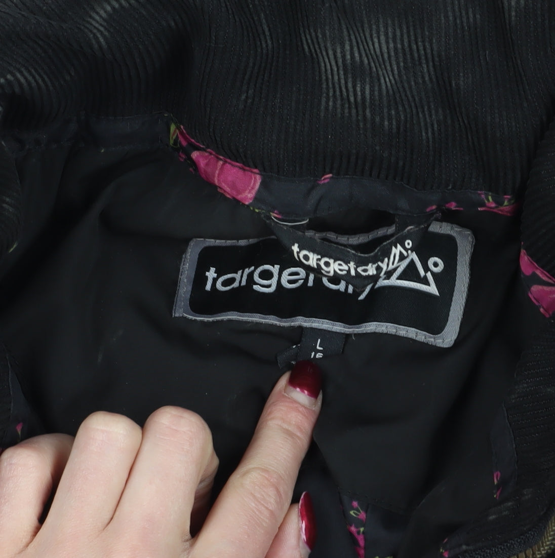 Womens UK Size L Target Dry Black Puffer Jacket