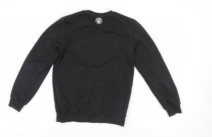 Puma Boys Black Logo Sweatshirt 13-14 Years
