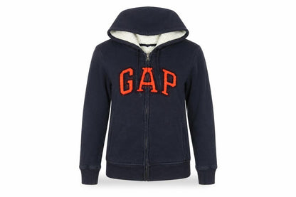 Gap Blue XS Full Zip Hooded Cotton Women's Hoodie
