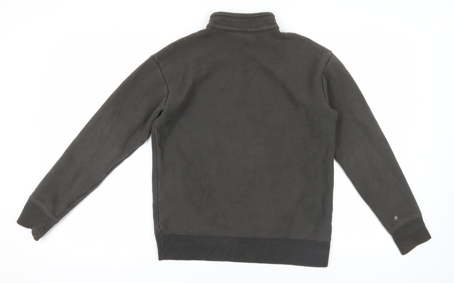 Unisex Adults UK Size XS Champion Black 1/4 Zip Sweatshirt