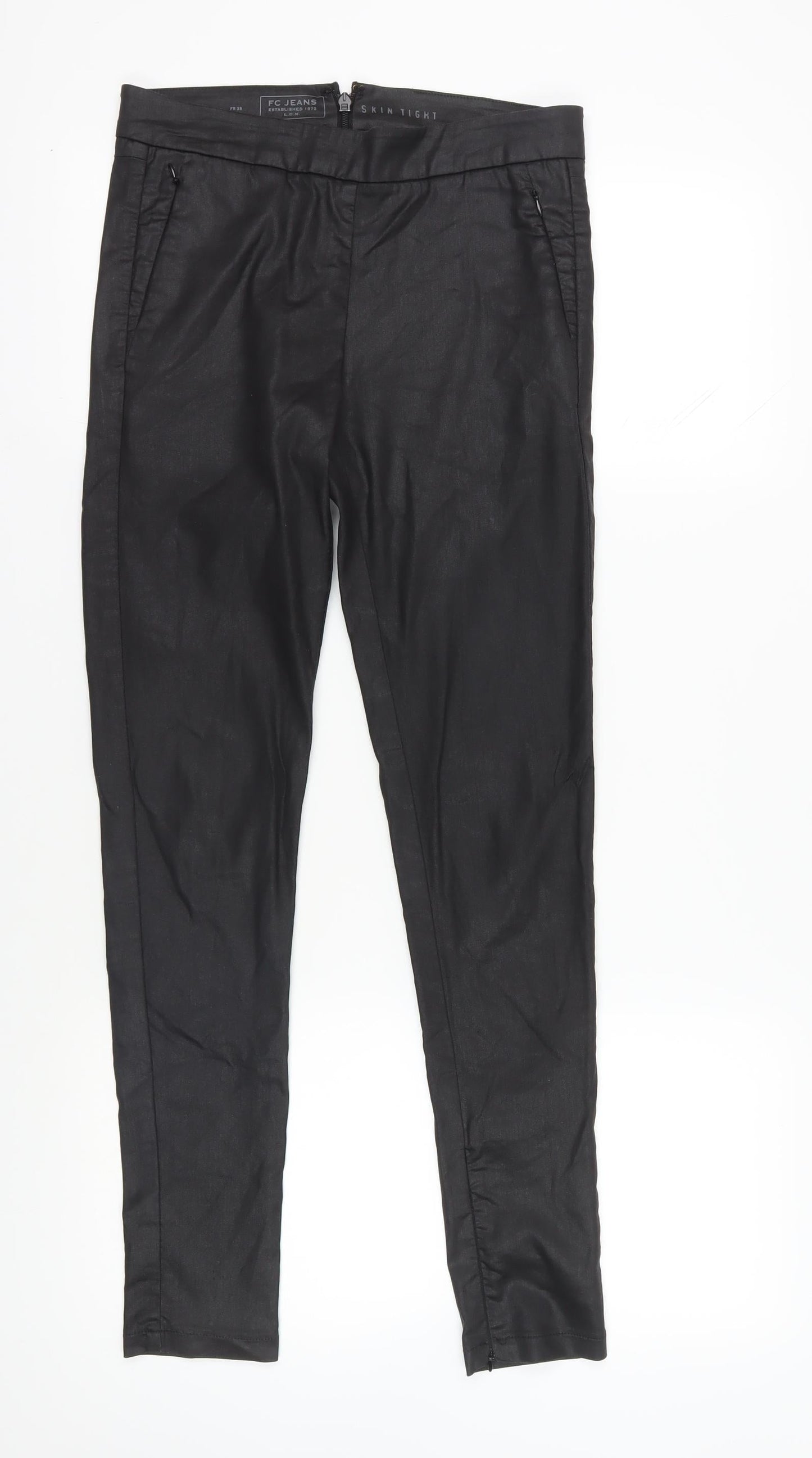 FC Jeans Black Skinny Jeans Size 10 Slim Fit