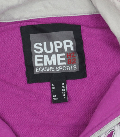 Horze Purple Full Zip Equestrian Sweatshirt L Women