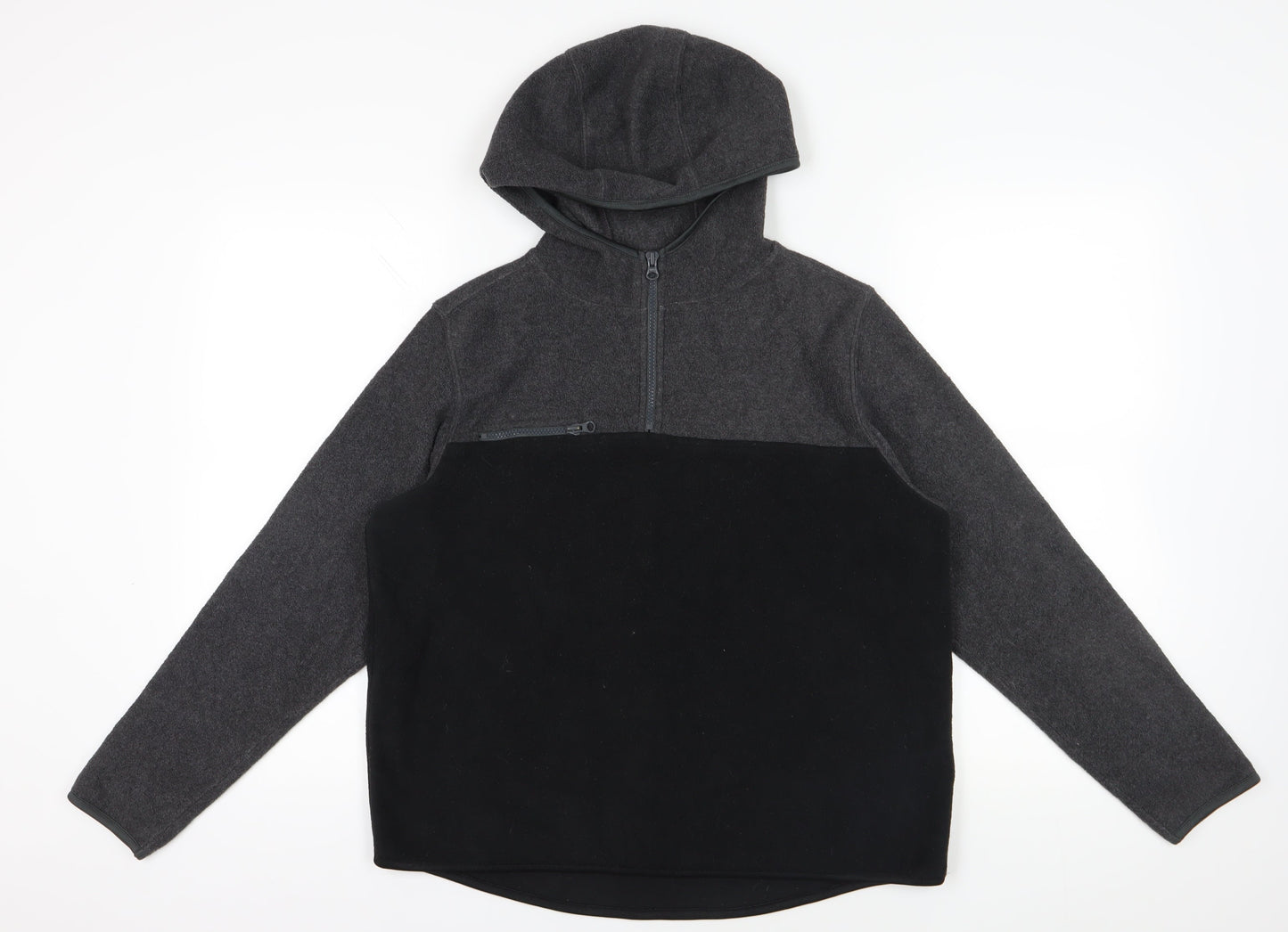 Mens UK Size M Gap Black Pullover Hoodie