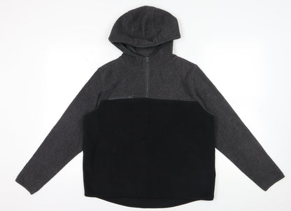 Mens UK Size M Gap Black Pullover Hoodie
