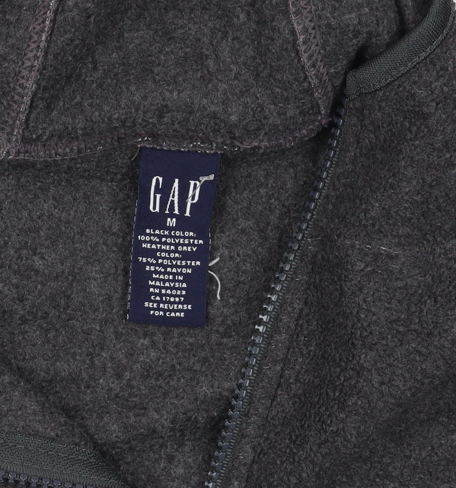 Mens UK Size M Gap Black Pullover Hoodie