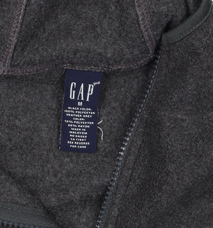 Mens UK Size M Gap Black Pullover Hoodie
