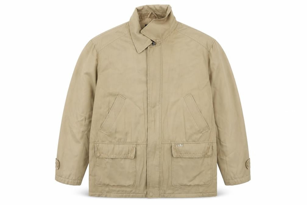 Mens UK Size L Bosideng Beige Windbreaker Coat