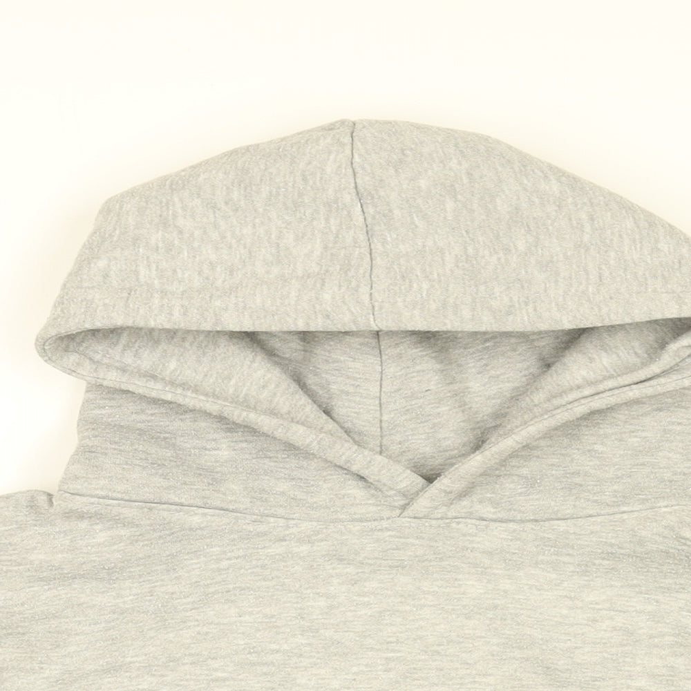 Friends Girls Grey Cotton Pullover Hoodie Size 9-10 Years Pullover - Friends Logo