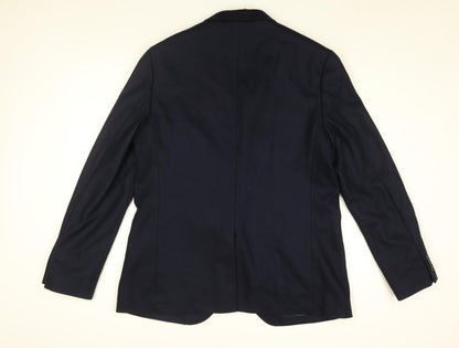 Mens UK Size 46 Marks and Spencer Regular Blue Suit Jacket