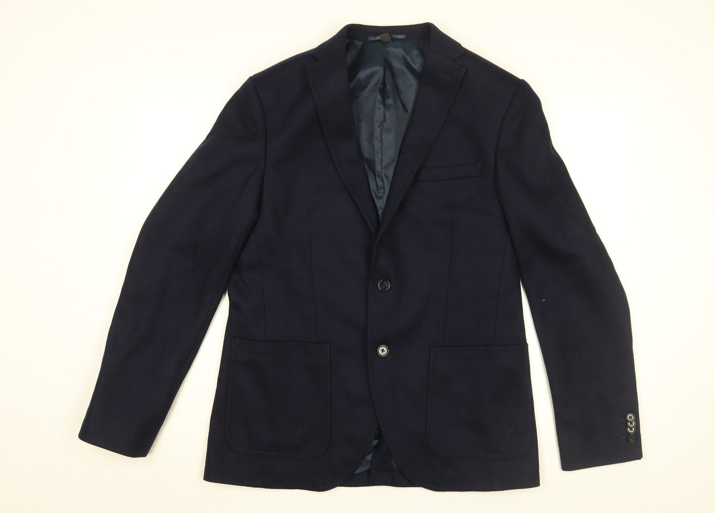 Mens UK Size 40 Marks and Spencer Regular Blue Suit Jacket