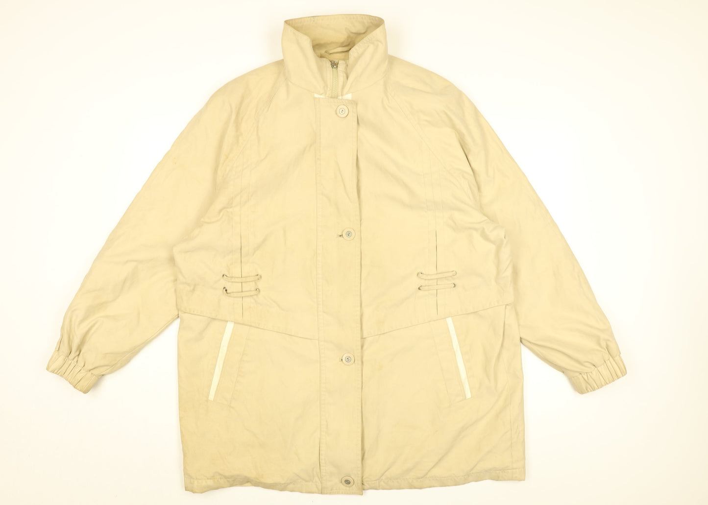 Womens UK Size 20 CANDA Beige Overcoat