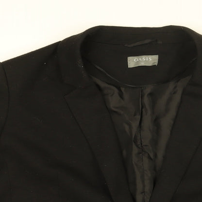 Womens UK Size 12 Oasis Black Jacket