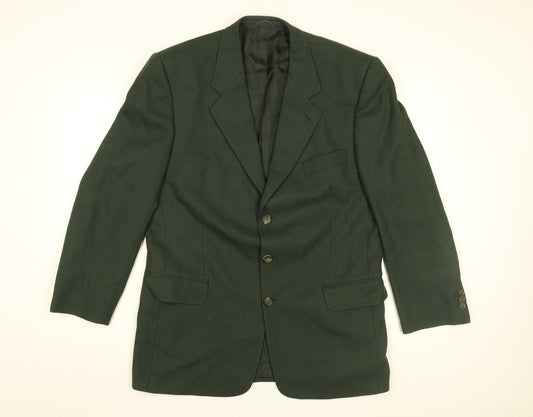 Mens UK Size 44 Bernhardt Regular Green Suit Jacket