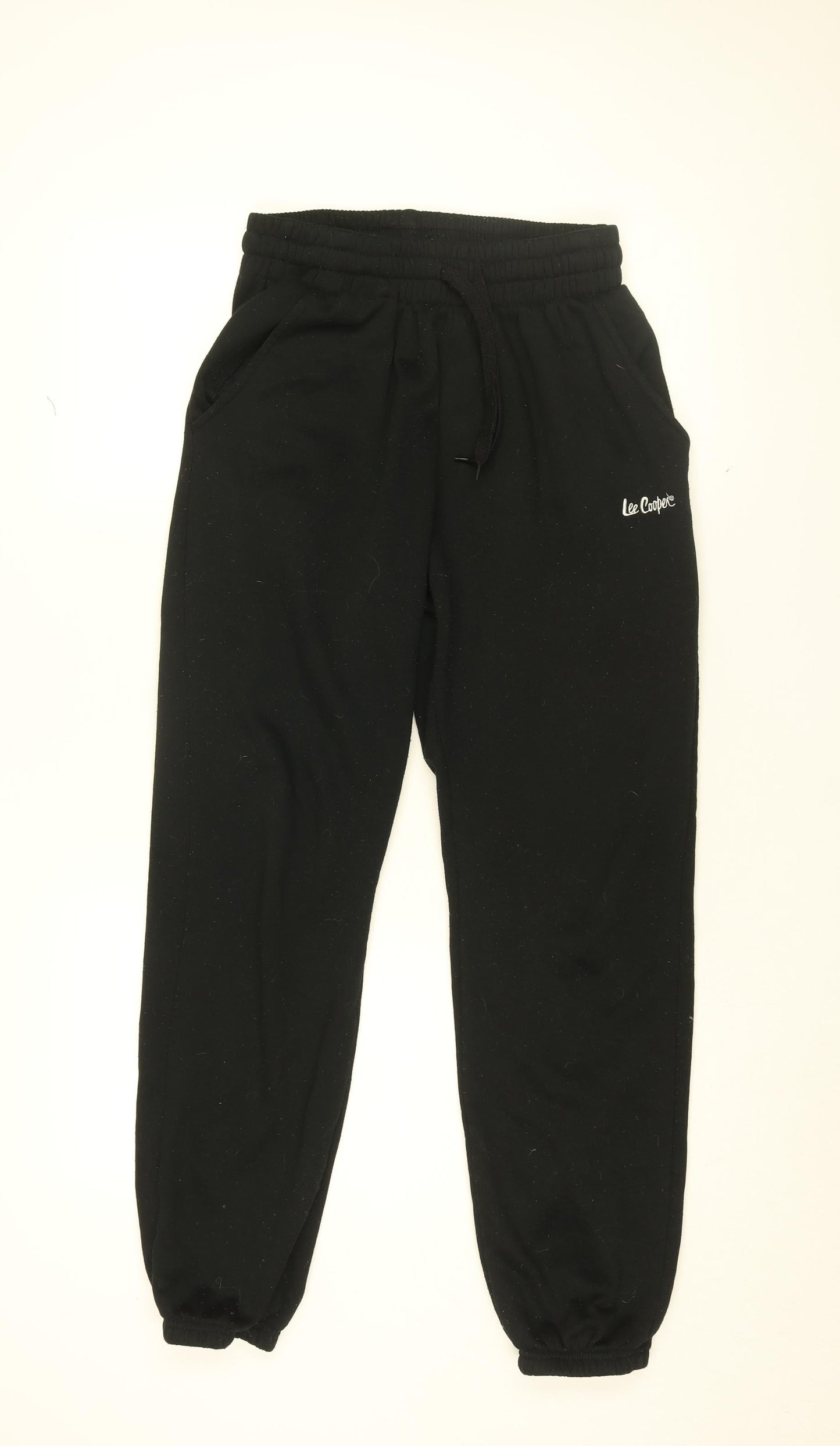 Womens UK Size L Lee Cooper Regular Fit Jogger Black Trousers