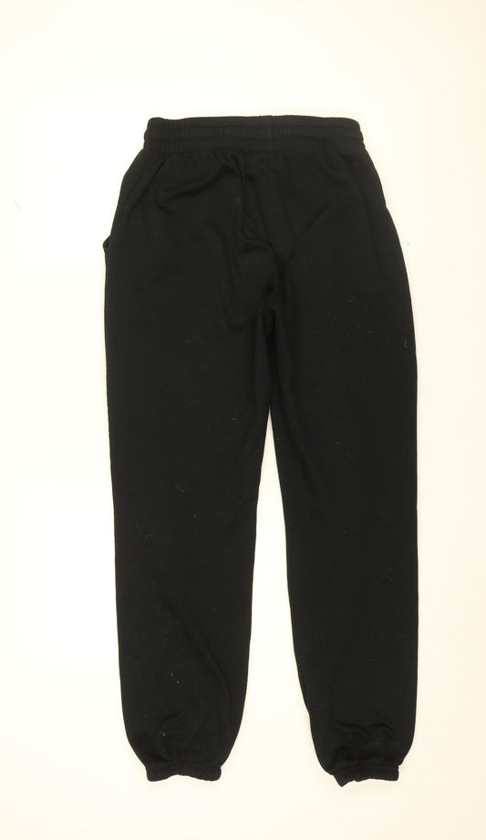 Womens UK Size L Lee Cooper Regular Fit Jogger Black Trousers