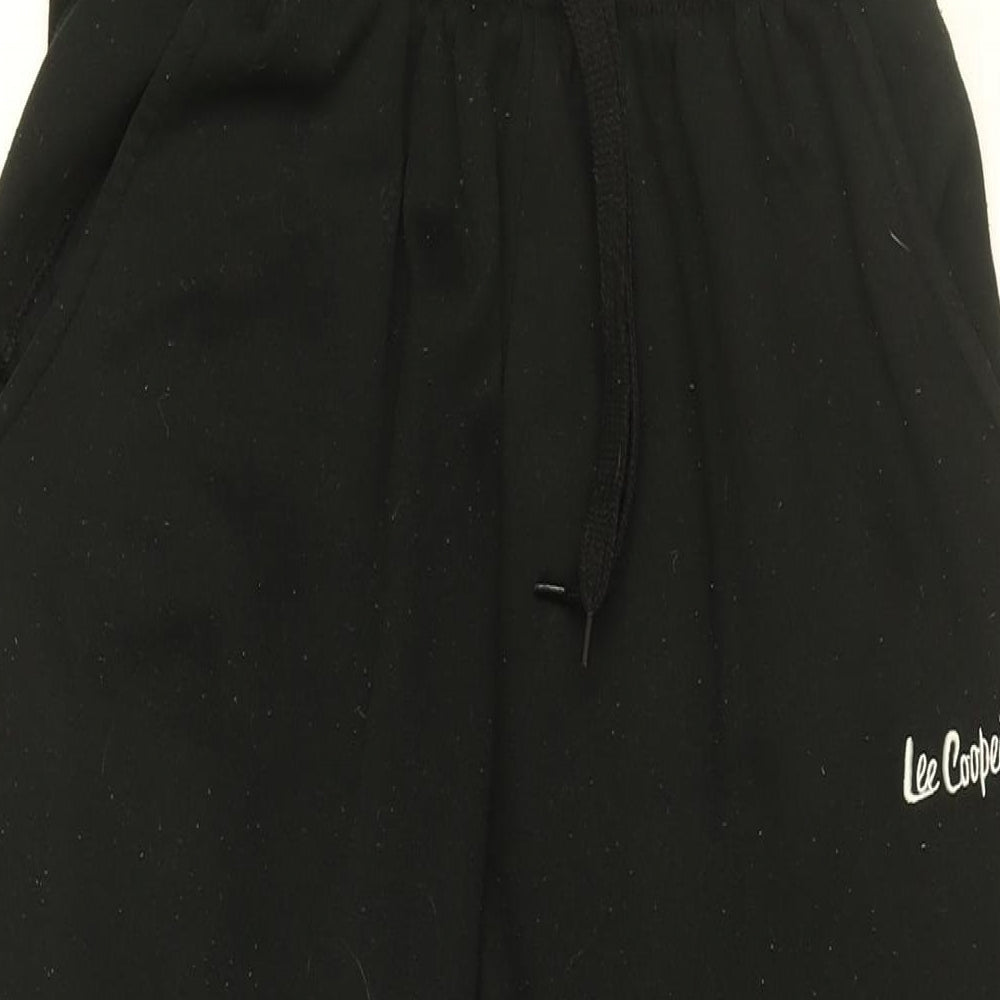 Womens UK Size L Lee Cooper Regular Fit Jogger Black Trousers