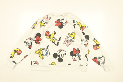 Womens UK Size M Disney White Pullover Sweatshirt