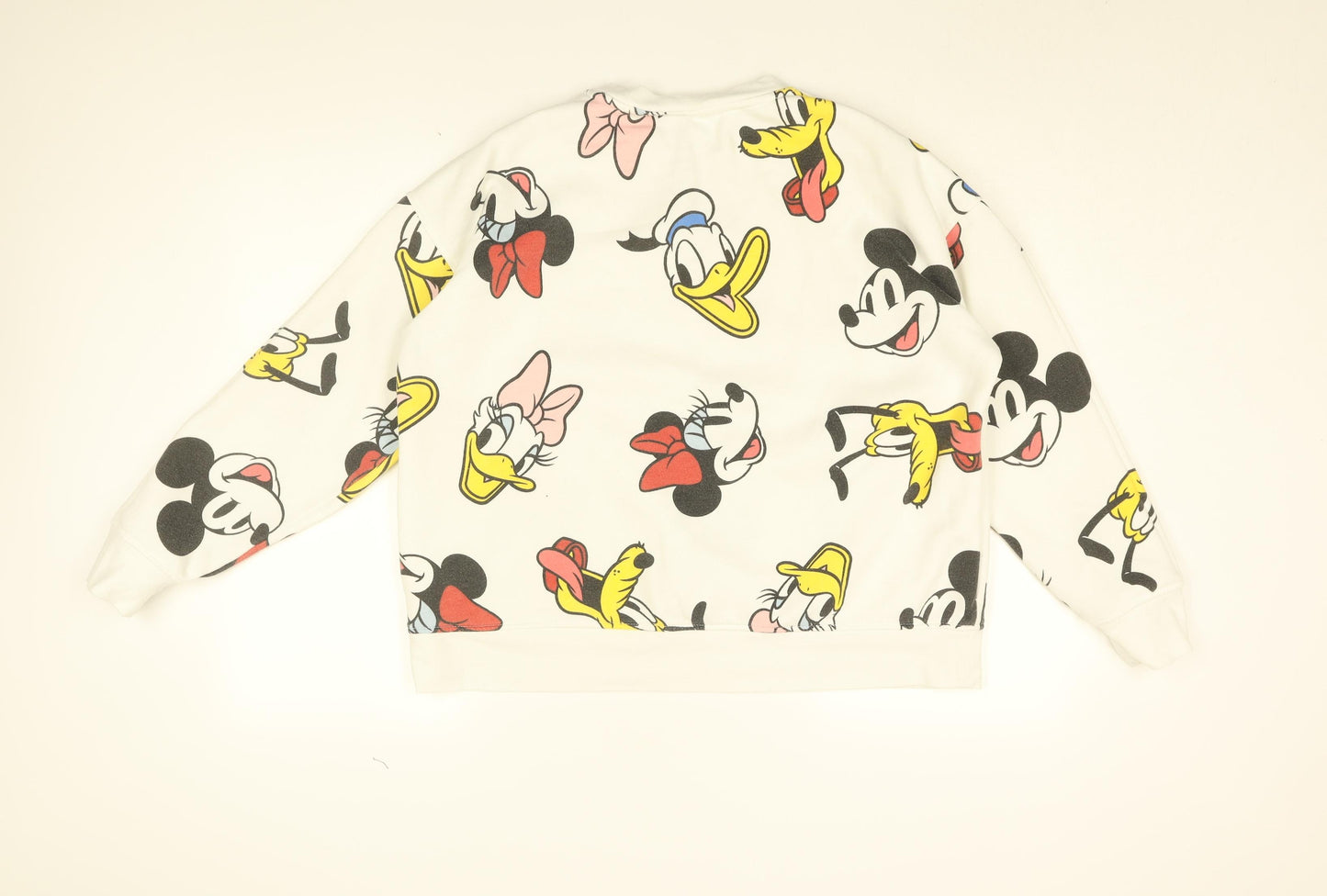 Womens UK Size M Disney White Pullover Sweatshirt