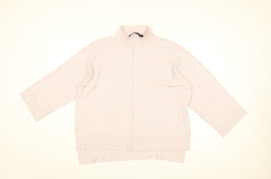 Womens UK Size L French Connection Pink Pullover Jumper
