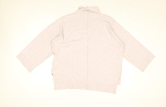 Womens UK Size L French Connection Pink Pullover Jumper