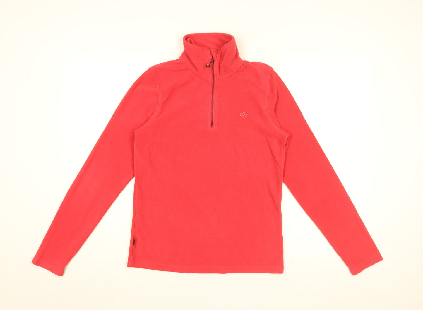 Brekka Womens Pink Polyester Pullover Sweatshirt Size S Zip