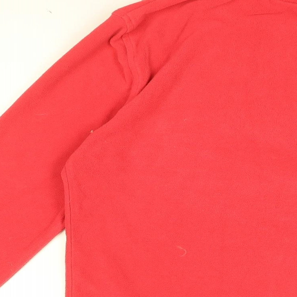 Brekka Womens Pink Polyester Pullover Sweatshirt Size S Zip