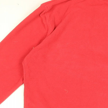 Brekka Womens Pink Polyester Pullover Sweatshirt Size S Zip
