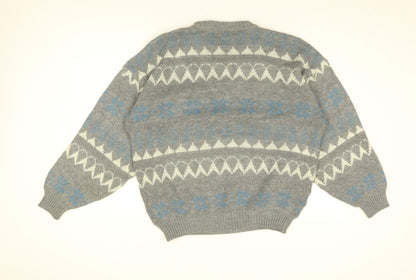 Womens UK Size L CANDA Grey Pullover Jumper