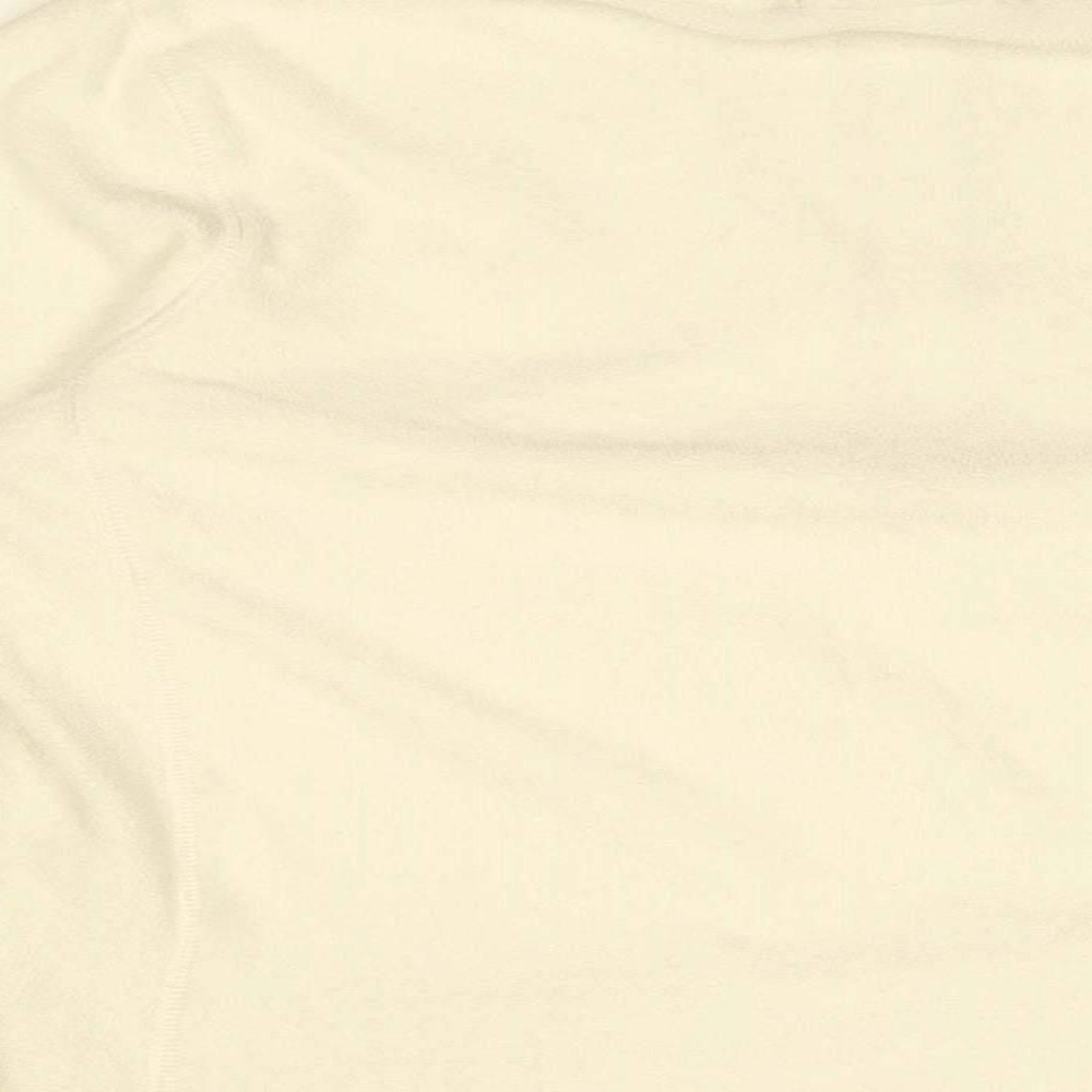 Gap Womens White Polyester Pullover Sweatshirt Size S Zip