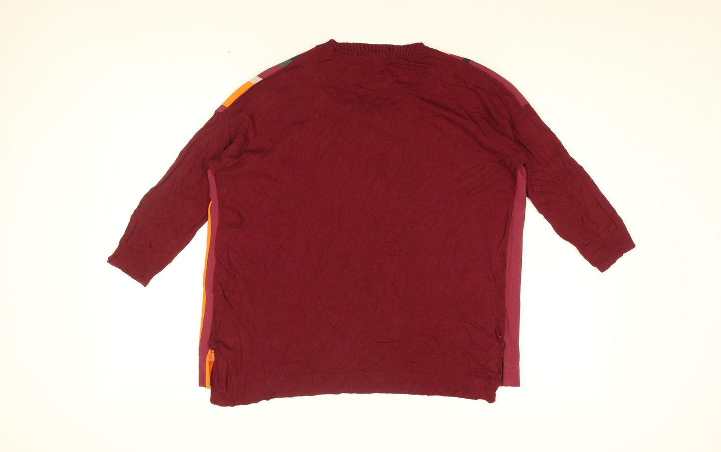 Womens UK Size M United Colors of Benetton Red Basic Blouse