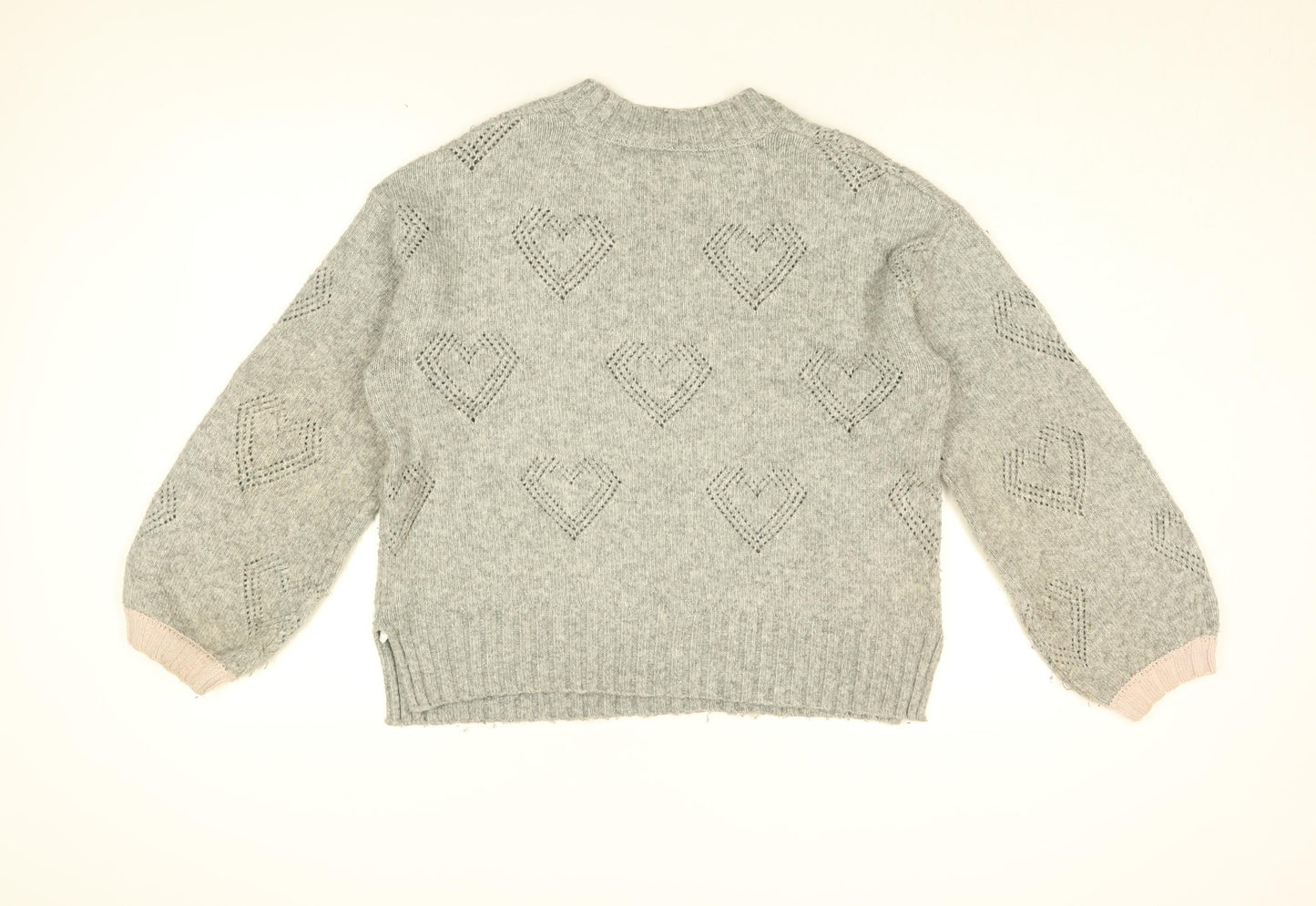 Womens UK Size 14 Crew Clothing Company Grey Pullover Jumper