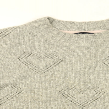 Womens UK Size 14 Crew Clothing Company Grey Pullover Jumper