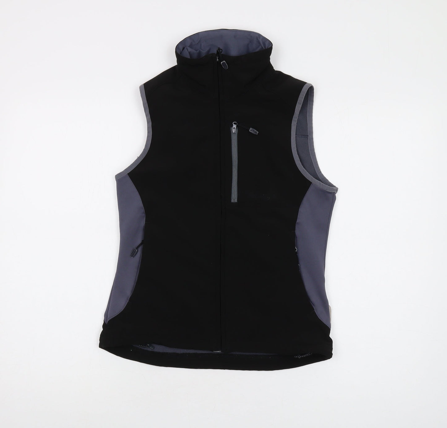 X-ert Preformance Womens Black Jacket Waistcoat Size 8 Zip
